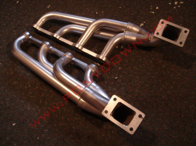 Stage 2 (79-93) twin turbo headers - Click Image to Close